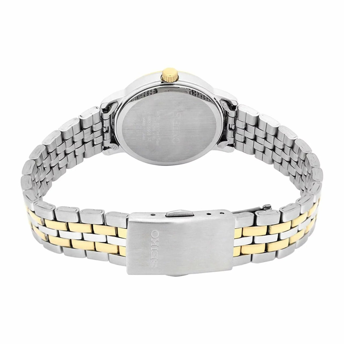 Stainless Watch Women's Two Steel Seiko SUR810 Tone