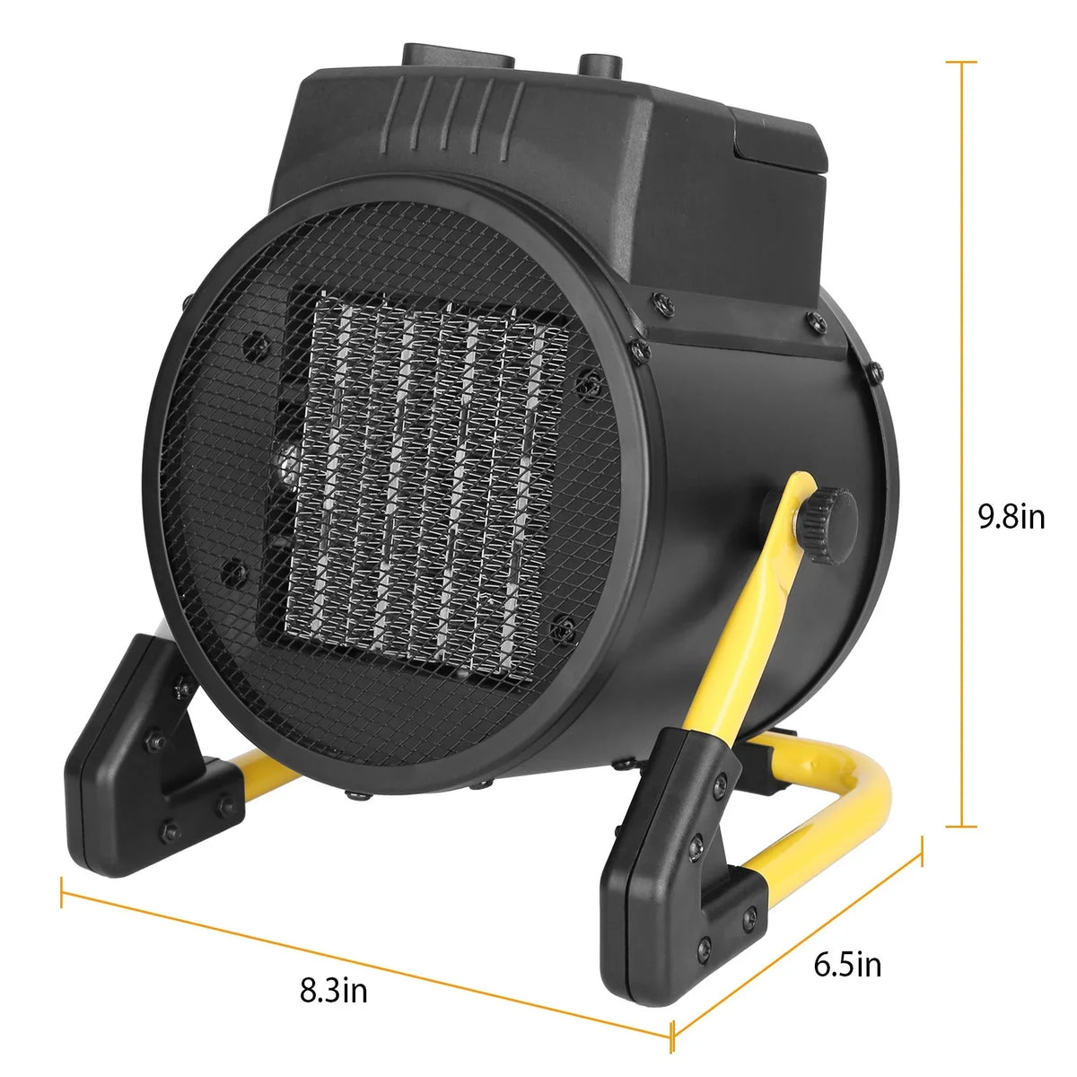 Bedroom Heater Protection Electric with Desk Personal Office Ceramic Adjustable Portable Overheat for Fan Temperature 1500W Heater iMounTEK Space