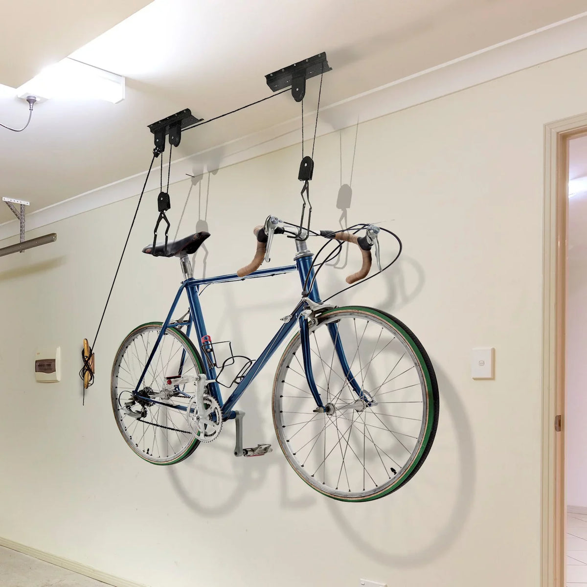 Hangers Ceiling 2 Storage, System Hoist Bike Lbs for TOOLS Mount Bike Pulley 55 Bike Garage for GREAT Set Of Storage Limit, WORKING Garage