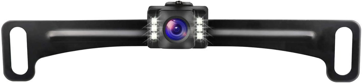 Night HD Backup Wide Angle Front Rear Car 6 Camera Backup Plate Waterproof Vision View with License Camera View