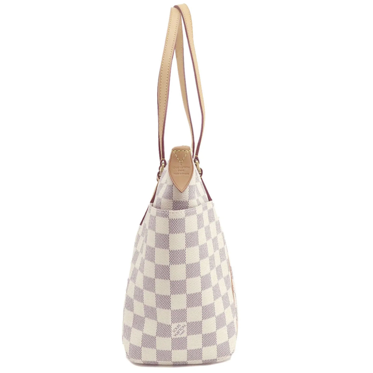 LOUIS PM Damier Azur Louis N41280 Bag Women's Canvas Vuitton VUITTON Pre-Owned (Good) Totally Tote