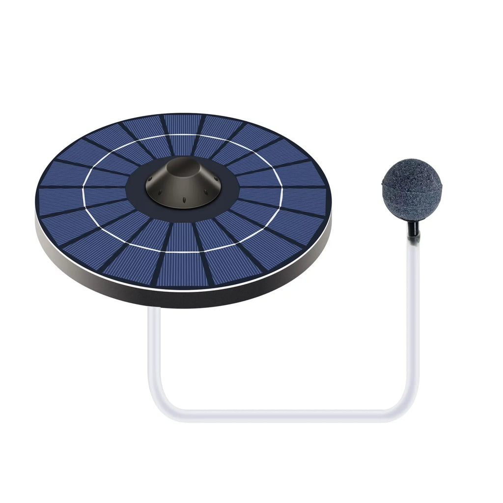 Pond Circulation Stone Pond FishOxygenator Aerator and Birdbath Small With Solar Aerator Pond Pump Arealer Hose for Air Bubble Fountain