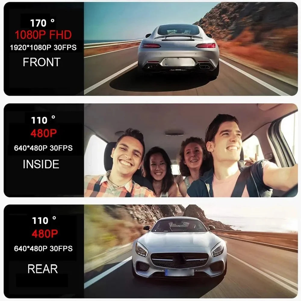 2 3 Rearview 3 2 2 Camcorder Recorder 3 Multi-Language Mirror Dash ty Recording 2 Driving Dazzduo Auto 3 Cameras Camera WENZI 2 Video Car QISUO Clear XIXIAN Cam in , 3 Safety ERYUE