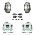 From 03 For KCG-100135P Pads Disc With And Ram Caliper Coated 12 Brake Semi-Metallic C/V 2012 Single 24 Rear Auto Piston Kit Transit Rotors Front