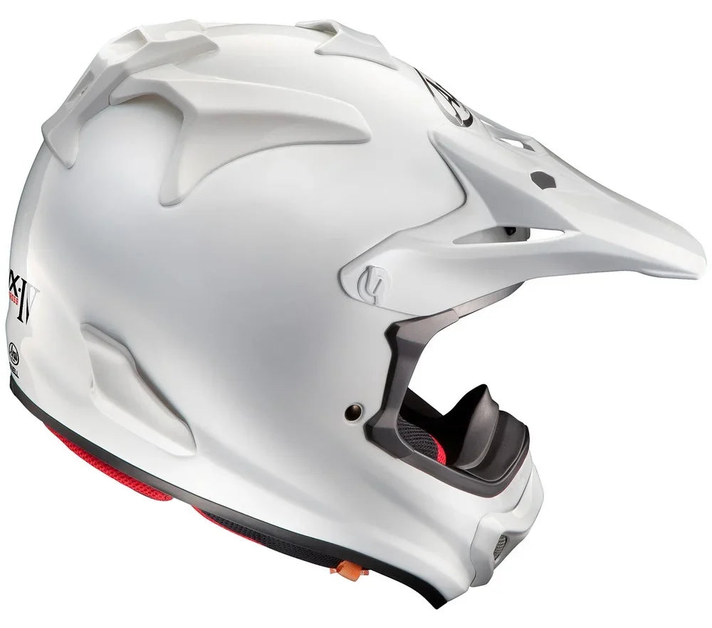 Solid (M2020D) MD White VX-Pro4 Helmet Offroad Arai MX