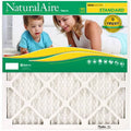 8 Standard 14" x x Each Natural Air Pleated Filter, 1" 14" Merv