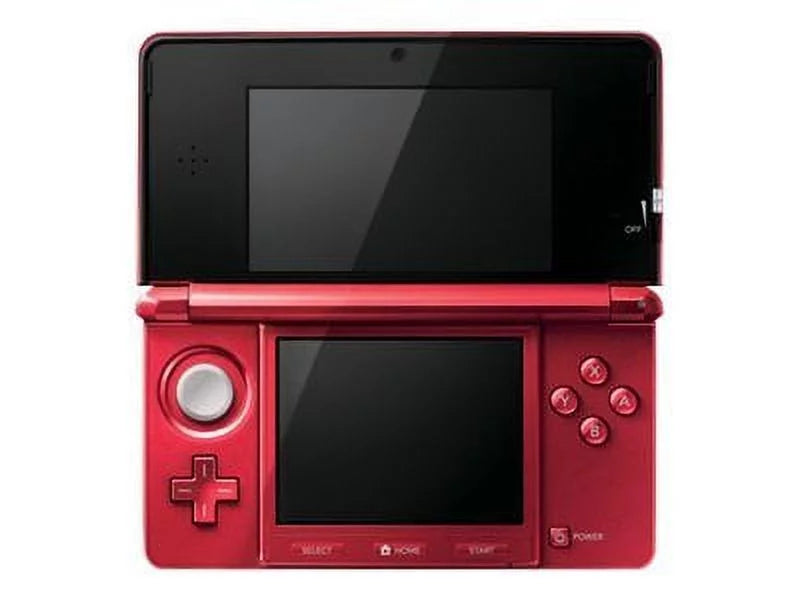 3DS game Nintendo - flame - Handheld red console