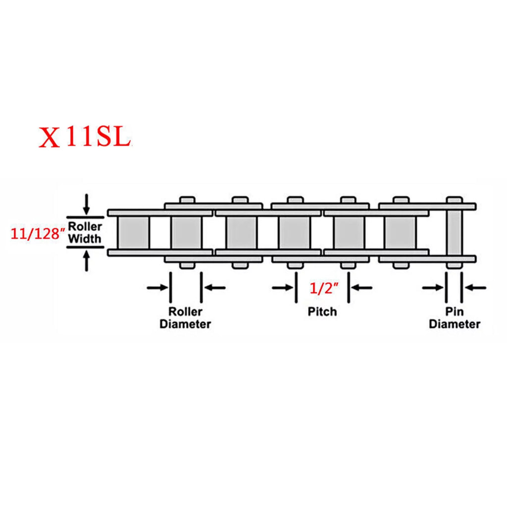 X11SL Bike Drivetrain Link System KMC Reusable Speed for Road Mountain 11-Speed 11 Chain Missing