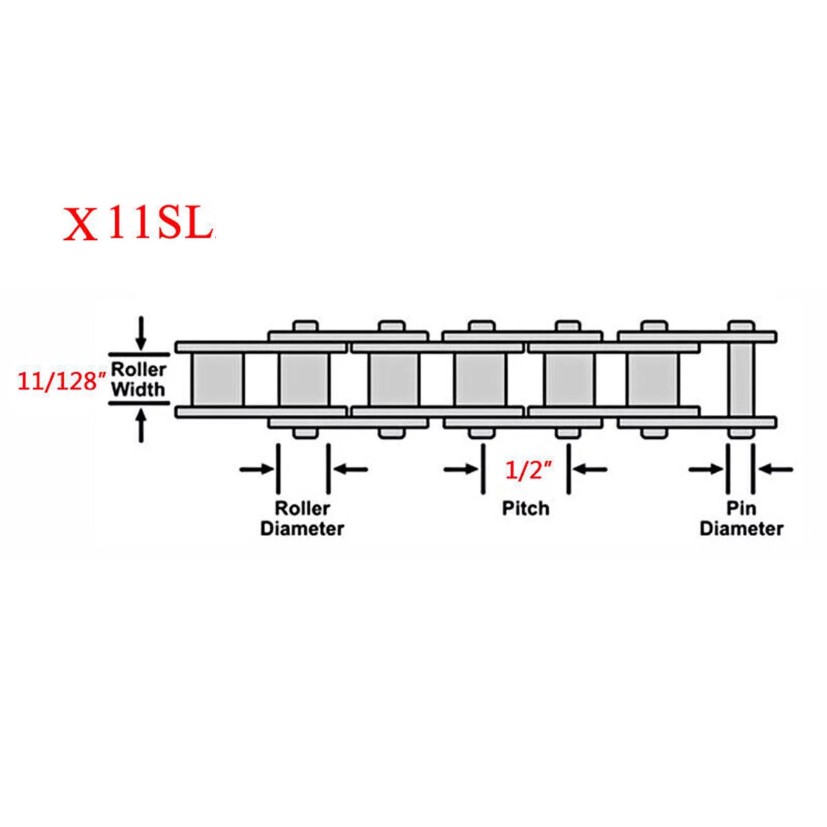 X11SL Bike Drivetrain Link System KMC Reusable Speed for Road Mountain 11-Speed 11 Chain Missing