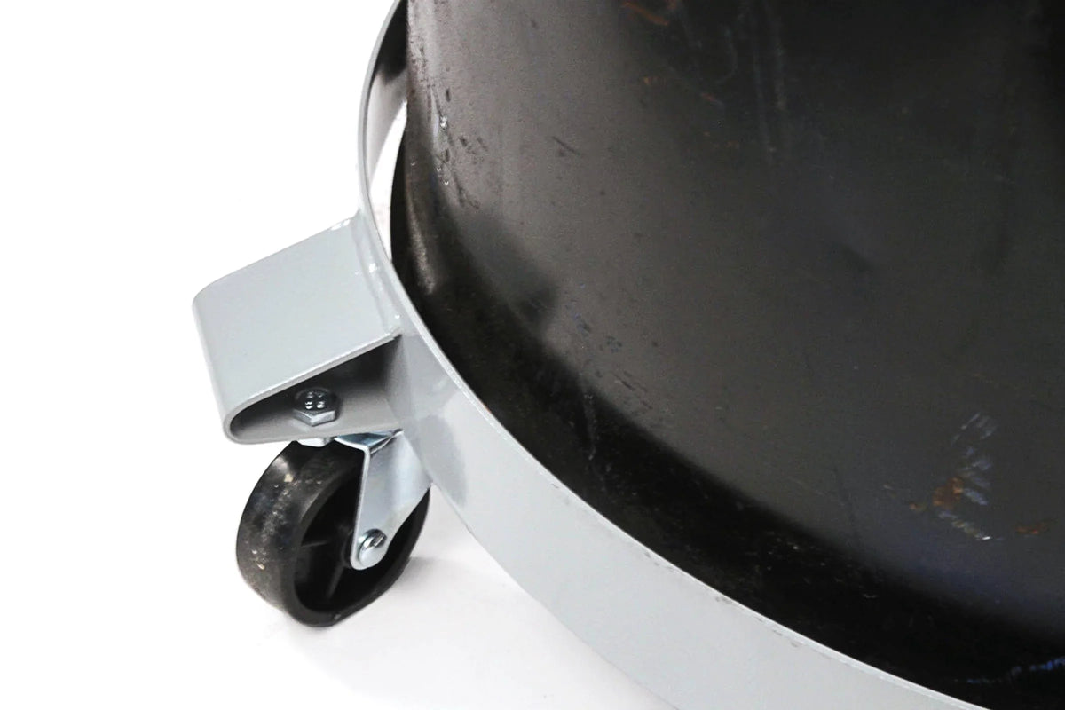 Hand 1000 2 Tipping Gallon Capacity Pound Casters Non Wheel Steel Drum Heavy Red Duty Swivel - Dollies Auto Truck Hound 55 Frame Dolly