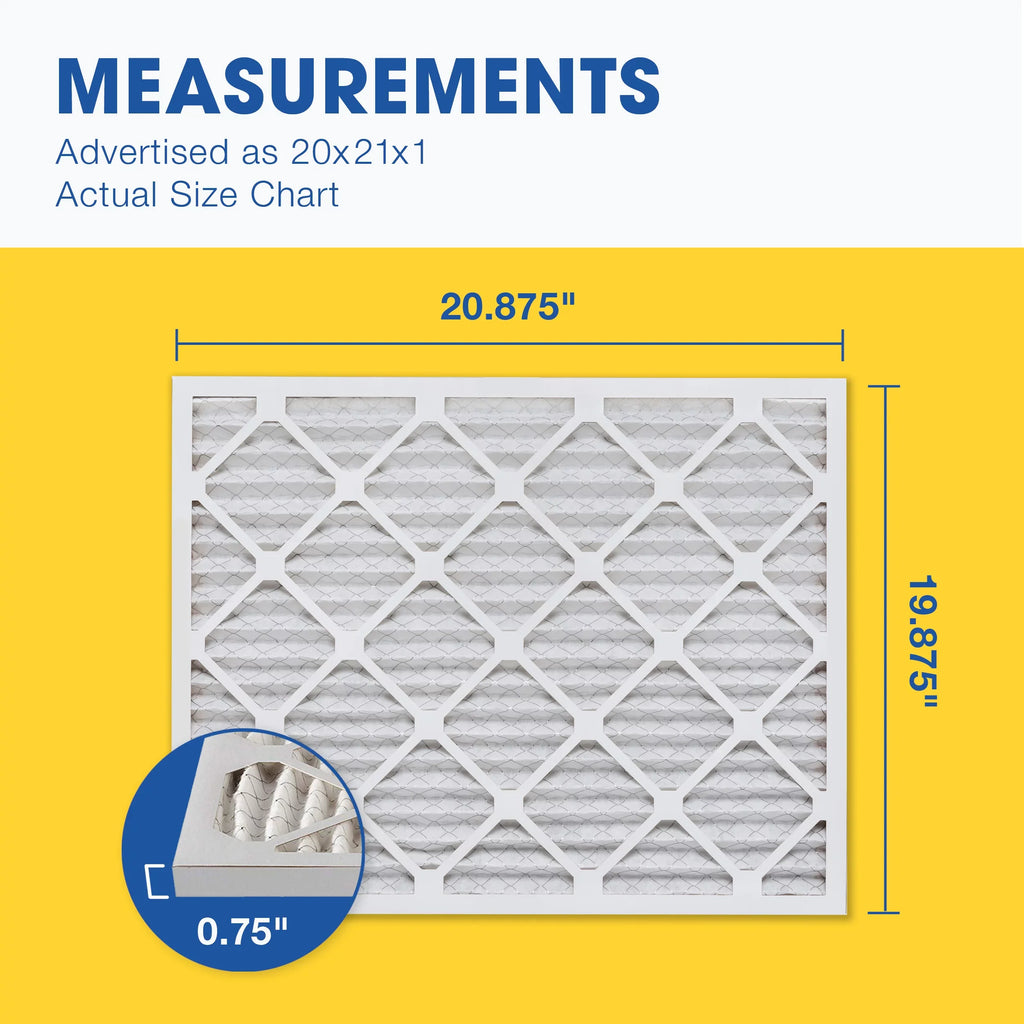 Furnace 20x21x1 AC 11 Filter, Filter, Air Aerostar 6 Air Pack MERV Pleated