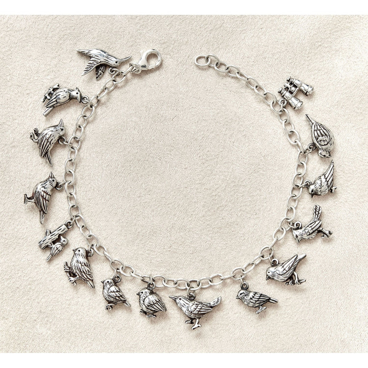 American North Charm Bracelet Birds