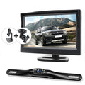 Backup HD View + Rear Car Parking System Monitor Camera Vision Night 5inch