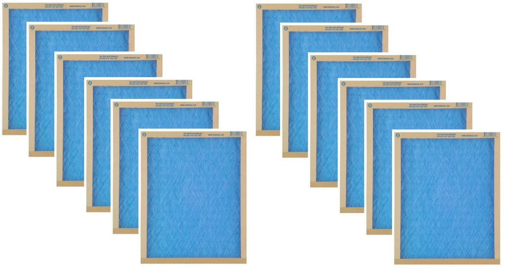 12 Flat Panel Disposable 10" 2 Filter Spun x True Furnace Fiberglass 25" Blue Quantity 1" MERV x Air of - 110251