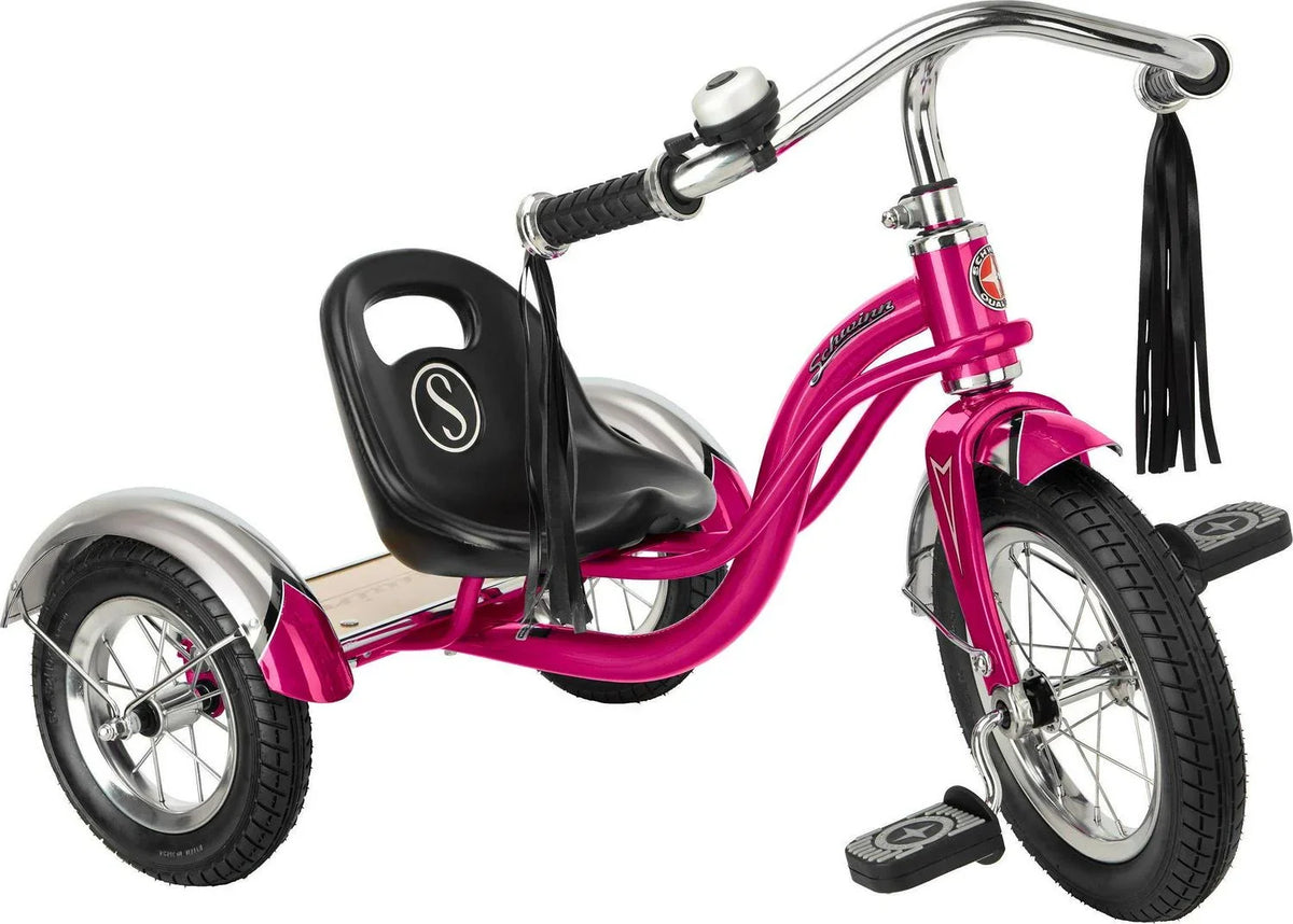 Tricycle, Classic Front 4, Ages Roadster - Wheel, Schwinn Pink 2 in. 12