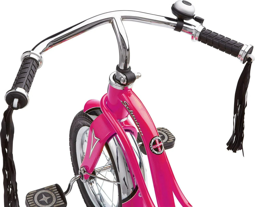 Tricycle, Classic Front 4, Ages Roadster - Wheel, Schwinn Pink 2 in. 12