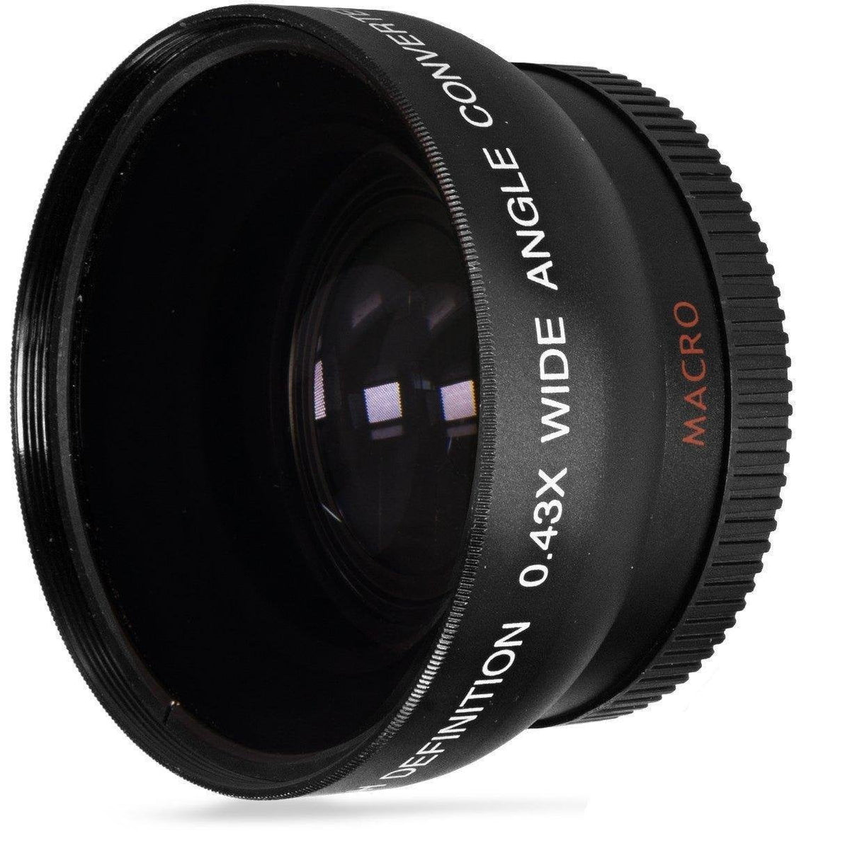 Wide 2-Pc Size Compatible) Kit Telephoto Hi-Def Lumix Lens Lens (58mm DMC-G7H & Panasonic For Set Angle