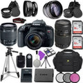 18-55mm Lens IS Rebel Autofocus STM T7i ||Accessory f/4-5.6 EF-S SLR Camera Canon 70-300mm Bundle Digital Telephoto w/ EOS Lens||Tamron AF Zoom