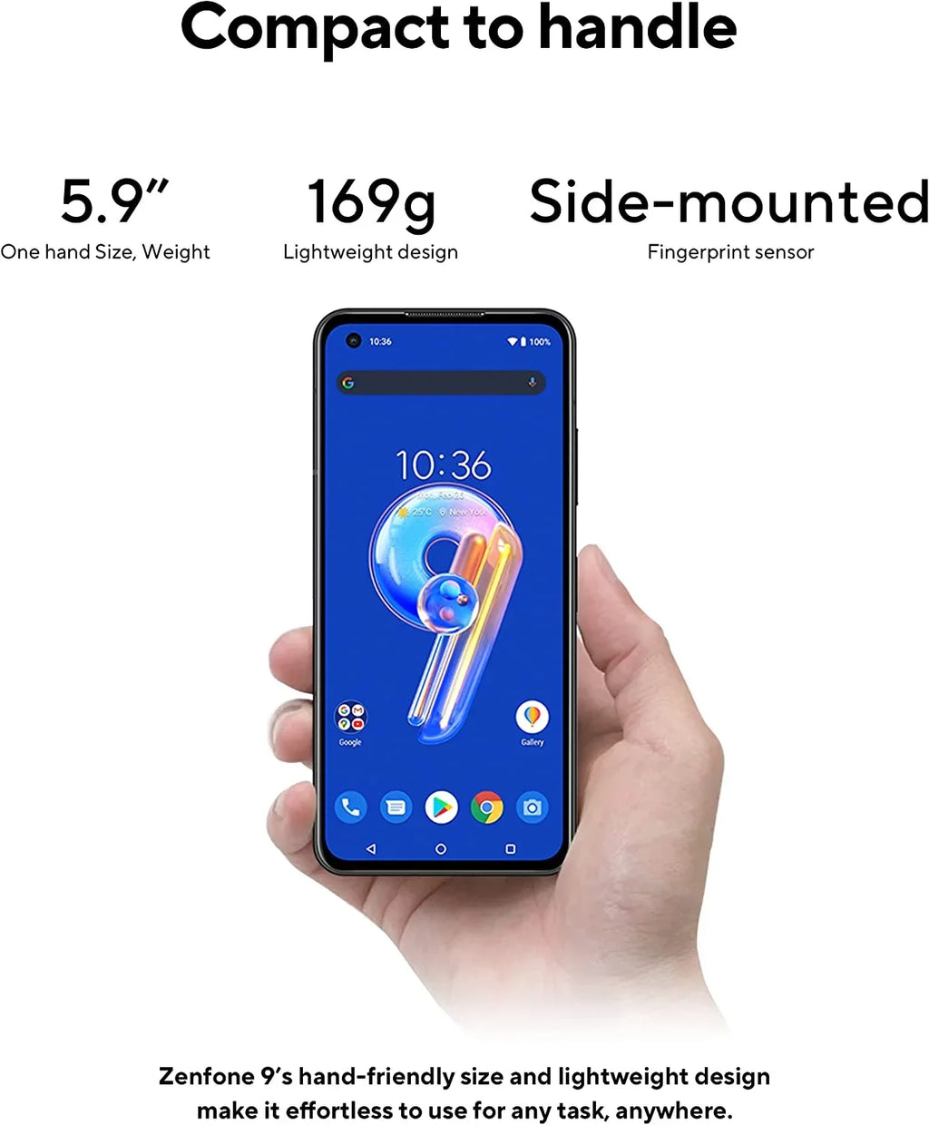 256GB, 50MP/12MP White, SIM, LTE Camera, Dual FHD+ 120Hz, AI2202-8G256G-WH ASUS 5.9” ZenFone Unlocked 2400x1080 Dual Version, 9, AMOLED 8GB, 5G US