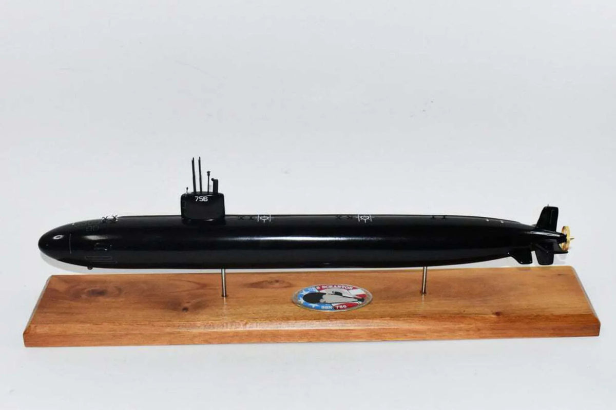 Hull) SSN-756 inch,LA Model,Mahogany,20 (Black Model,Navy,Scale Class USS Submarine Scranton