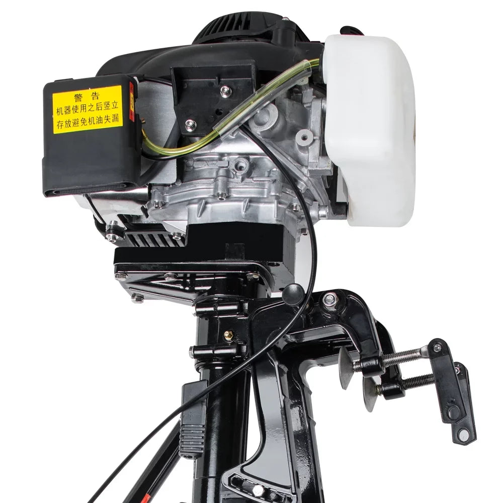 Motor 3.6 HP Boat With 4 Cooling Air 55CC Engine Outboard Stroke System Machine